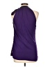 Jennifer Lopez 100% Polyester Purple Sleeveless Blouse Size L - photo 2