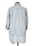 Khakis & Co 100% Lyocell Stripes Blue 3/4 Sleeve Button-Down Shirt Size XL - photo 2
