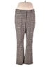 Maurices Houndstooth Brown Casual Pants Size 18WR - photo 1
