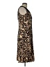 Sandra Darren Animal Print Brown Cocktail Dress Size 12 - photo 4