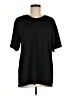 Unbranded Solid Black Short Sleeve T-Shirt Size M - photo 1