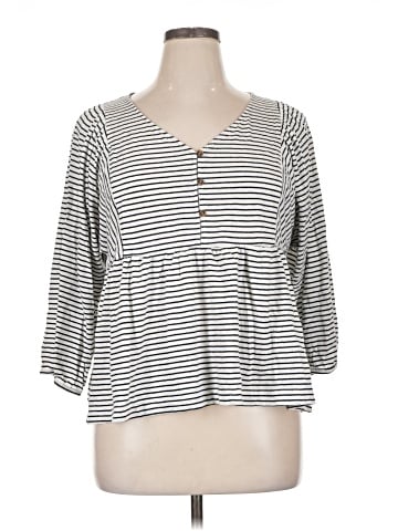 Sonoma Goods for Life 3/4 Sleeve Top (view 1)