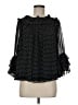 CeCe 100% Polyester Black 3/4 Sleeve Blouse Size M - photo 1