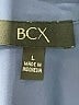 BCX 100% Polyester Solid Blue 3/4 Sleeve Blouse Size L - photo 7