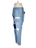 Sandrine Rose 100% Cotton Color Block Blue Jeans Size 29 waist - photo 5