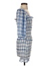 Capulet 100% Polyester Checkered-gingham Blue Cocktail Dress Size XS - photo 4