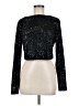 Alexia Admor Black Long Sleeve Top Size M - photo 1