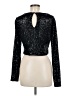 Alexia Admor Black Long Sleeve Top Size M - photo 2