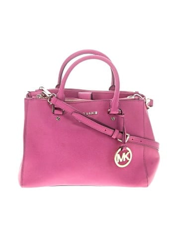 MICHAEL Michael Kors Leather Satchel (view 1)