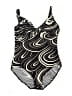 Coco Reef Print Black One Piece Swimsuit Size XL (38D) - photo 1