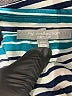 NY Collection Stripes Teal Long Sleeve Blouse Size XL (petite) - photo 7