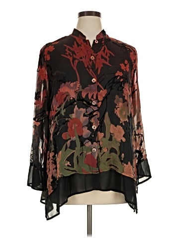 Citron Santa Monica Collection 3/4 Sleeve Blouse (view 1)