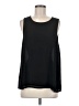 Pleione 100% Polyester Black Sleeveless Top Size M - photo 1