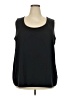 Catherines Black Sleeveless Blouse Size 2X - photo 1
