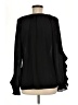 Sioni 100% Polyester Black Long Sleeve Blouse Size M - photo 2