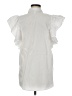 BP. 100% Cotton White Short Sleeve Blouse Size M - photo 2
