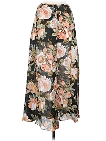 Linda Allard Ellen Tracy Silk Skirt (view 1)