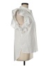 BP. 100% Cotton White Short Sleeve Blouse Size M - photo 4