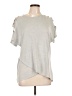 Say What? Gray Short Sleeve Top Size L - photo 1