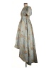 Mac Duggal Paisley Gray Cocktail Dress Size 6 - photo 5