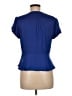 Zara Blue Short Sleeve Blouse Size M - photo 2