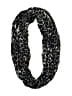 Express 100% Rayon Animal Print Black Scarf One size - photo 1