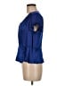 Zara Blue Short Sleeve Blouse Size M - photo 5