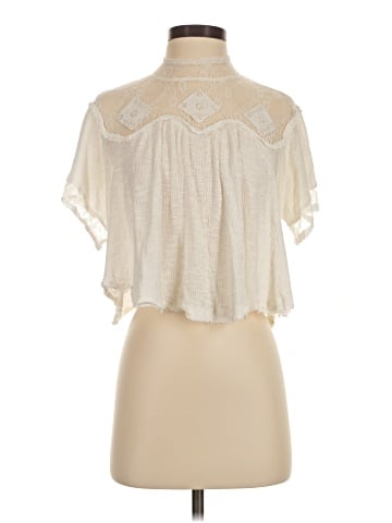 Free People Short Sleeve Blouse (view 1)