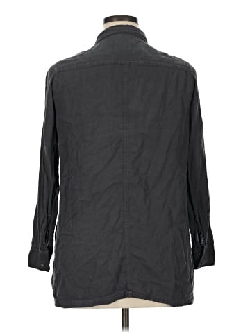 Poetry Long Sleeve Button-Down Shirt (view 2)