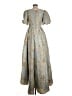 Mac Duggal 100% Polyester Paisley Gray Cocktail Dress Size 6 - photo 2