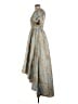 Mac Duggal 100% Polyester Paisley Gray Cocktail Dress Size 6 - photo 5