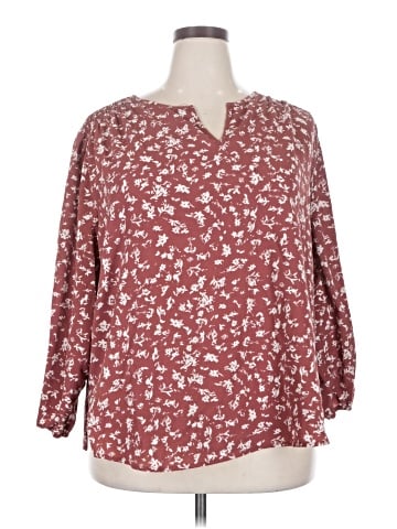 Monday Fun Long Sleeve Blouse (view 1)