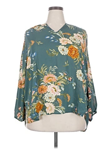 Fun2Fun 3/4 Sleeve Blouse (view 1)