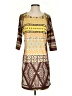 Custo Barcelona Brown 3/4 Sleeve Top Size Med (3) - photo 1