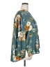 Fun2Fun 100% Polyester Floral Teal 3/4 Sleeve Blouse Size 3X - photo 4