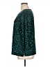 Jaclyn Smith Animal Print Teal 3/4 Sleeve Blouse Size XL - photo 5