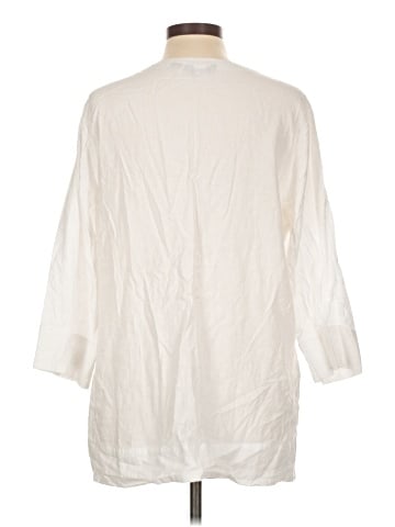 Lands' End 3/4 Sleeve Blouse (view 2)