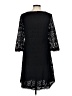 Chico's 100% Polyester Black Cocktail Dress Size Med (1.5) - photo 2