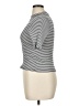 Boden Stripes Silver Short Sleeve Turtleneck Size 14 - photo 5
