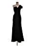 Aqua 100% Polyester Black Cocktail Dress Size 6 - photo 1