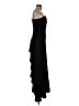 Aqua 100% Polyester Black Cocktail Dress Size 6 - photo 4