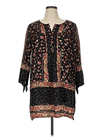 Roz & Ali 3/4 Sleeve Blouse (view 1)