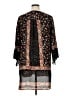 Roz & Ali 100% Polyester Black 3/4 Sleeve Blouse Size XL - photo 2