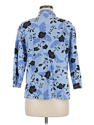 Norm Thompson 3/4 Sleeve Button-Down Shirt (view 2)