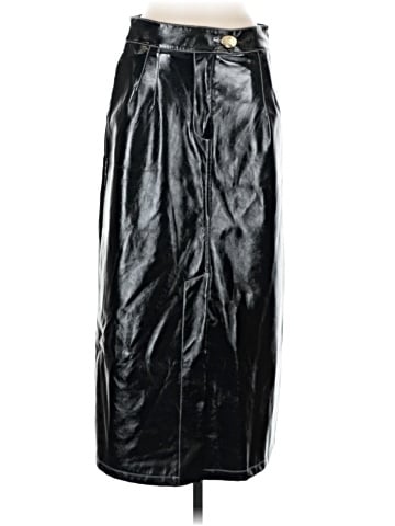 Topshop Faux Leather Skirt (view 1)