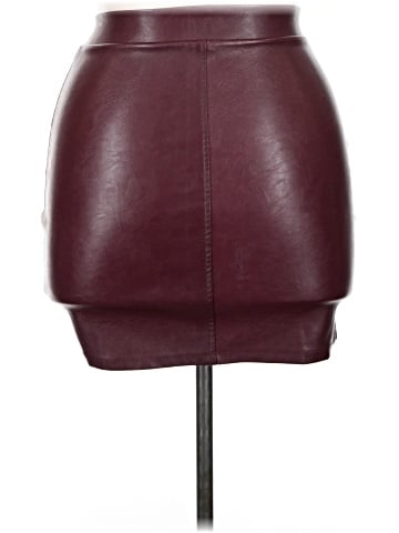 Haute Monde Faux Leather Skirt (view 2)