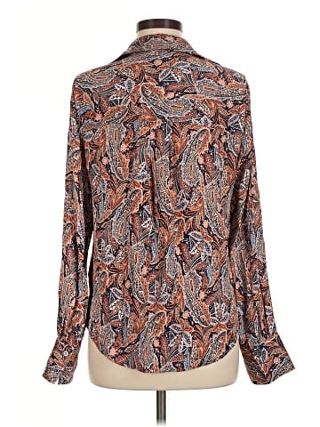 Veronica Beard Long Sleeve Silk Top (view 2)