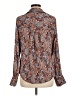 Veronica Beard Paisley Orange Long Sleeve Silk Top Size 6 - photo 2