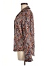 Veronica Beard Paisley Orange Long Sleeve Silk Top Size 6 - photo 5
