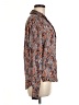 Veronica Beard Paisley Orange Long Sleeve Silk Top Size 6 - photo 4